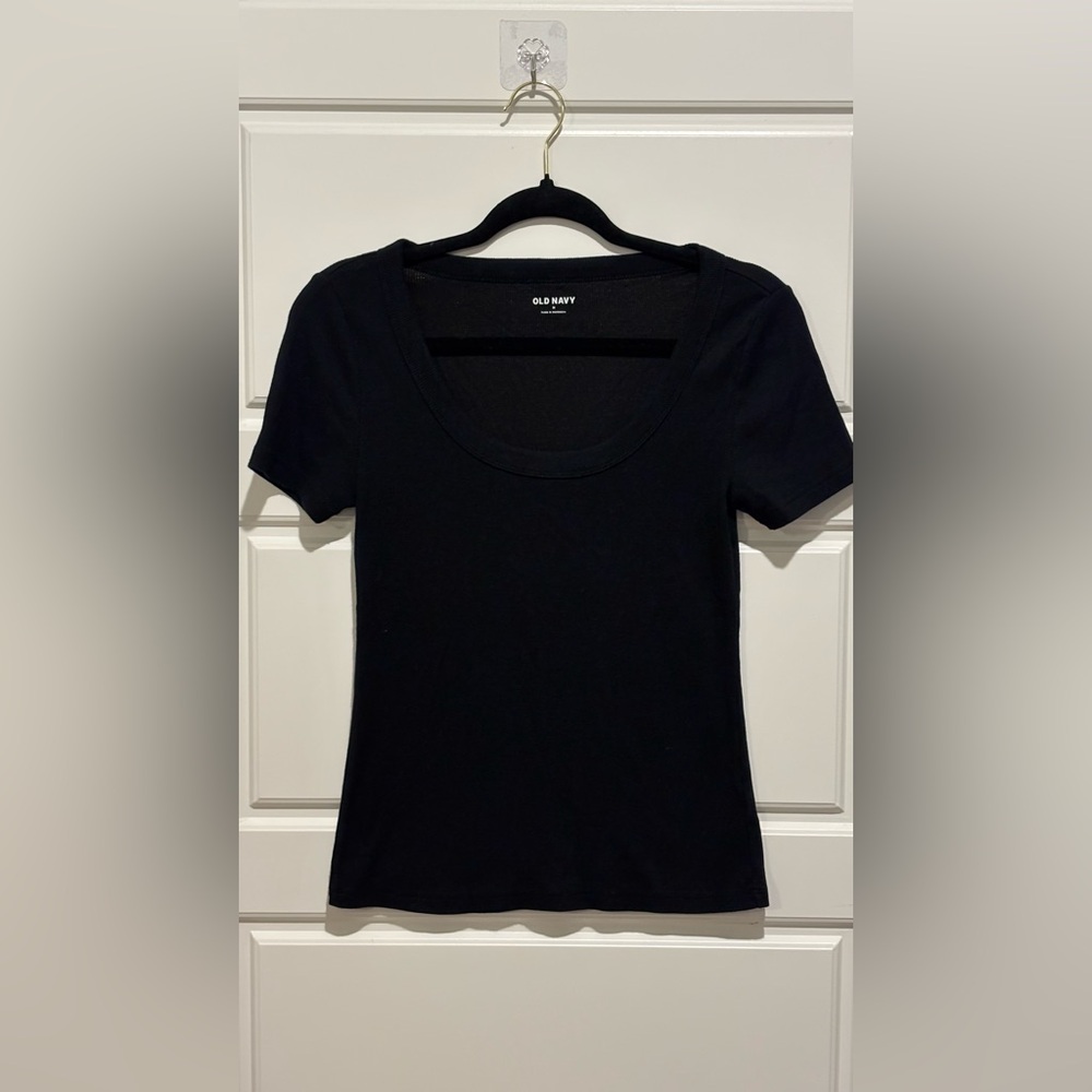 Old Navy Women's Classic Black Short Sleeve Tee